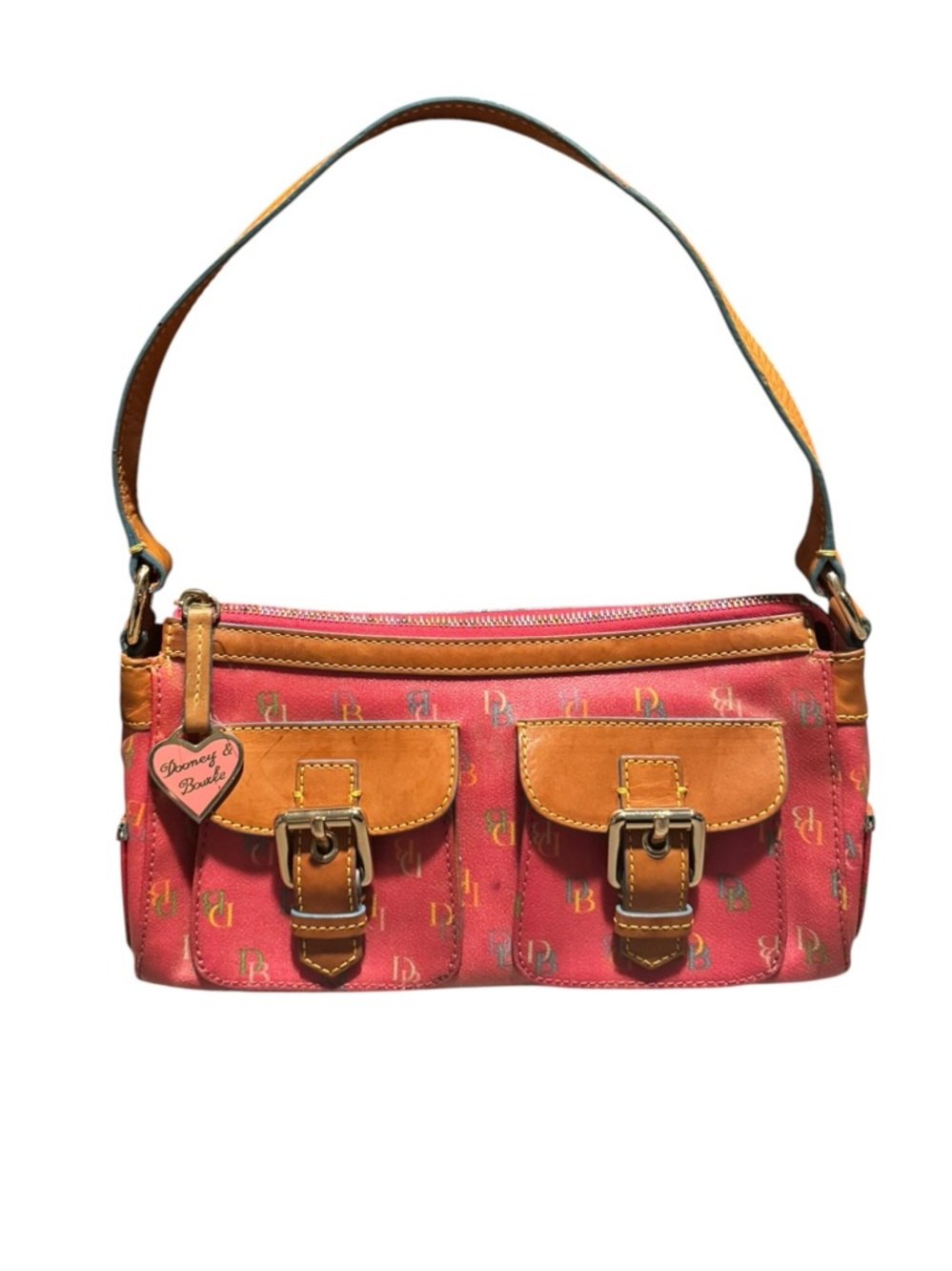 Dooney & Bourke Y2K Rainbow Monogram Shoulder Bag